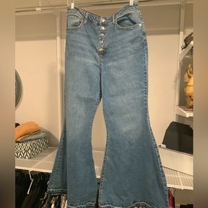 Flare jean pants